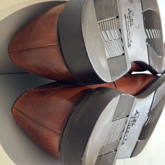 Allen Edmonds Men Split Toe Leather Lace Up Shoes Brown Size 11 - Picture 3 of 11